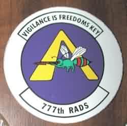 777th RADS Patch